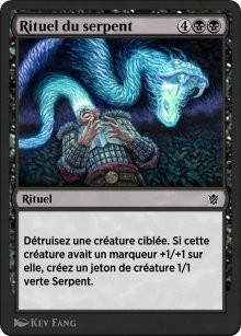 Rituel du serpent - Khans of Tarkir