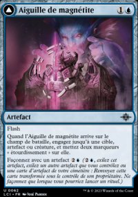 Aiguille de magntite<br>Boussole en pierre-guide