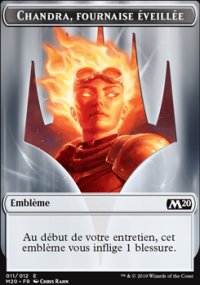 Emblème Chandra, fournaise éveillée - 