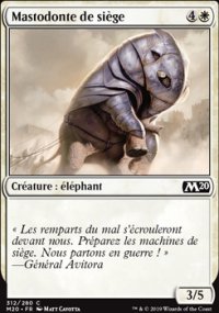 Mastodonte de siège - 