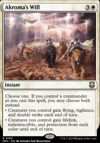 Akroma's Will - Modern Horizons III Commander Decks