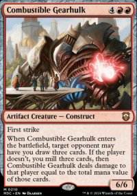 Combustible Gearhulk - Modern Horizons III Commander Decks