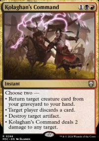 Kolaghan's Command - Modern Horizons III Commander Decks