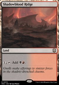 Shadowblood Ridge - Modern Horizons III Commander Decks