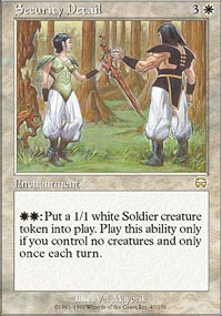 Détachement de sécurité - Mercadian Masques