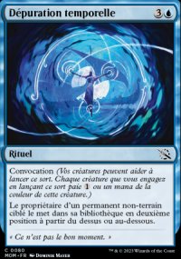 Dpuration temporelle - 