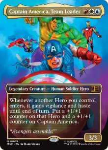 Captain America, Team Leader - Marvel Super Heroes Commander Decks