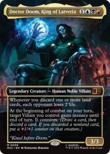Doctor Doom, King of Latveria - Marvel Super Heroes Commander Decks