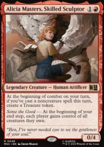 Alicia Masters, Skilled Sculptor - Marvel Super Heroes Commander Decks