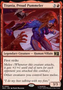 Titania, Proud Pummeler - Marvel Super Heroes Commander Decks