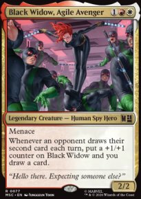 Black Widow, Agile Avenger - Marvel Super Heroes Commander Decks