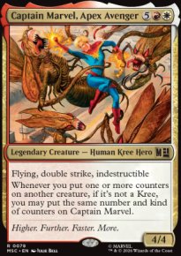 Captain Marvel, Apex Avenger - Marvel Super Heroes Commander Decks