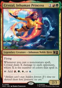Crystal, Inhuman Princess - Marvel Super Heroes Commander Decks