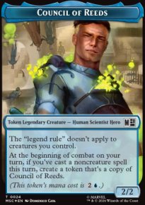 Jeton Conseil des Reed - Marvel Super Heroes Commander Decks