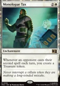 Monologue Tax - Marvel Super Heroes Commander Decks