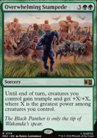 Overwhelming Stampede - Marvel Super Heroes Commander Decks