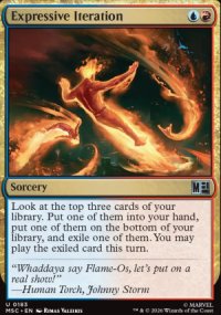 Expressive Iteration - Marvel Super Heroes Commander Decks