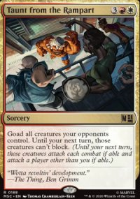 Taunt from the Rampart - Marvel Super Heroes Commander Decks