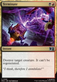 Terminate - Marvel Super Heroes Commander Decks