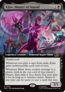 Klaw, Master of Sound - Marvel Super Heroes Commander Decks