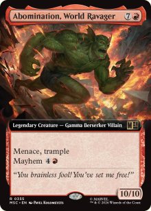 Abomination, World Ravager - Marvel Super Heroes Commander Decks