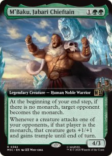 M'Baku, Jabari Chieftain - Marvel Super Heroes Commander Decks