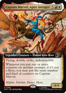 Captain Marvel, Apex Avenger - Marvel Super Heroes Commander Decks