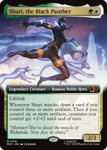 Shuri, the Black Panther - Marvel Super Heroes Commander Decks