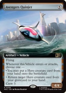 Avengers Quinjet - Marvel Super Heroes Commander Decks