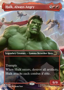 Hulk, Always Angry - Marvel Super Heroes Commander Decks