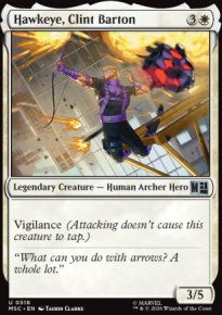 Hawkeye, Clint Barton - Marvel Super Heroes Commander Decks