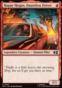 Happy Hogan, Dauntless Driver - Marvel Super Heroes Commander Decks