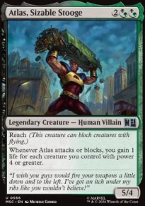 Atlas, Sizable Stooge - Marvel Super Heroes Commander Decks