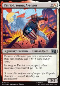 Patriot, Young Avenger - Marvel Super Heroes Commander Decks