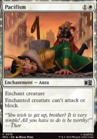 Pacifism - Marvel Super Heroes Commander Decks