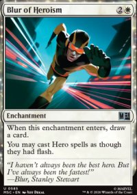 Blur of Heroism - Marvel Super Heroes Commander Decks
