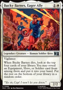 Bucky Barnes, Eager Ally - Marvel Super Heroes Commander Decks