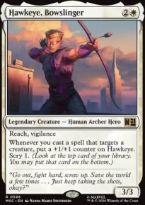 Hawkeye, Bowslinger - Marvel Super Heroes Commander Decks