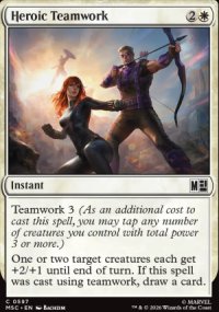 Heroic Teamwork - Marvel Super Heroes Commander Decks