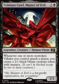 Crimson Cowl, Master of Evil - Marvel Super Heroes Commander Decks