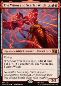 The Vision and Scarlet Witch - Marvel Super Heroes Commander Decks
