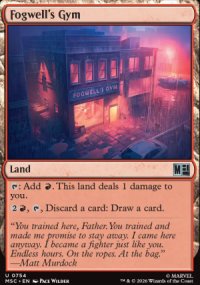 Fogwell's Gym - Marvel Super Heroes Commander Decks
