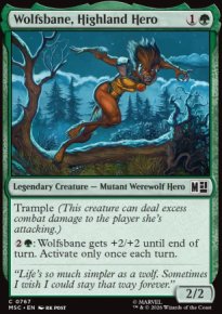 Wolfsbane, Highland Hero - Marvel Super Heroes Commander Decks