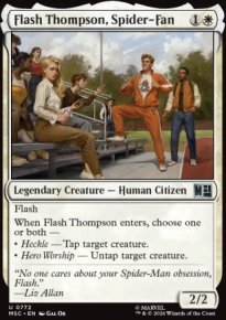 Flash Thompson, Spider-Fan - Marvel Super Heroes Commander Decks