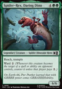 Spider-Rex, Daring Dino - Marvel Super Heroes Commander Decks