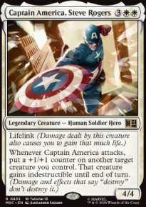 Captain America, Steve Rogers - Marvel Super Heroes Commander Decks