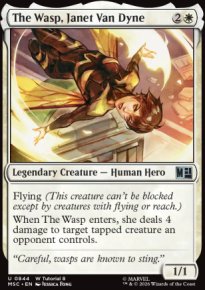 The Wasp, Janet Van Dyne - Marvel Super Heroes Commander Decks