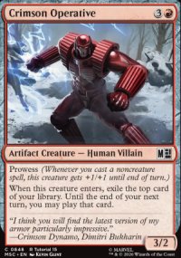Crimson Operative - Marvel Super Heroes Commander Decks