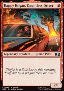 Happy Hogan, Dauntless Driver - Marvel Super Heroes Commander Decks