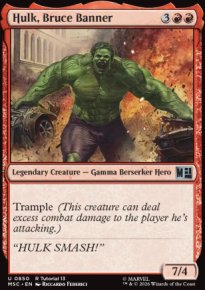 Hulk, Bruce Banner - Marvel Super Heroes Commander Decks